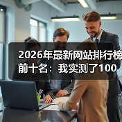 2026年最新网站排行榜前十名：我实测了100个平台，只有这10个值得推荐（图3）