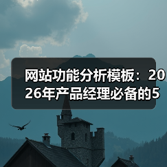 网站功能分析模板：2026年产品经理必备的5大实战框架（图4）