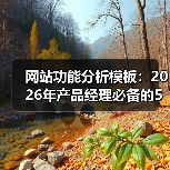 网站功能分析模板：2026年产品经理必备的5大实战框架（图3）