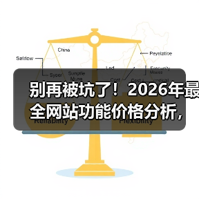 别再被坑了!2026年最全网站功能价格分析,看完省下3万块(图2) 别再被坑了!2026年最全网站功能价格分析,看完省下3万块(图2)