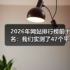 2026年网站排行榜前十名:我们实测了47个平台,这10个值得你花时间(图2) 2026年网站排行榜前十名:我们实测了47个平台,这10个值得你花时间(图2)