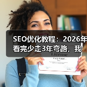 SEO优化教程:2026年看完少走3年弯路,我交了学费才明白(图4) SEO优化教程:2026年看完少走3年弯路,我交了学费才明白(图4)