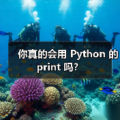 你真的会用 Python 的 print 吗?(图3) 你真的会用 Python 的 print 吗?(图3)