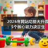 2026年网站功能大升级：5个核心能力决定生死（图3）