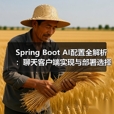 Spring Boot AI配置全解析:聊天客户端实现与部署选择(图1) Spring Boot AI配置全解析:聊天客户端实现与部署选择(图1)