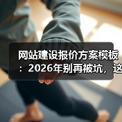 网站建设报价方案模板:2026年别再被坑,这套报价表省下30%预算(图3) 网站建设报价方案模板:2026年别再被坑,这套报价表省下30%预算(图3)