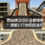 网站建设报价总被嫌贵?拆解237份模板揭示真相(图4) 网站建设报价总被嫌贵?拆解237份模板揭示真相(图4)
