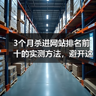 3个月杀进网站排名前十的实测方法，避开这些坑你也能进首页（图2）