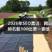 2026年SEO真谛:网站排名前100比第一更值钱(图4) 2026年SEO真谛:网站排名前100比第一更值钱(图4)