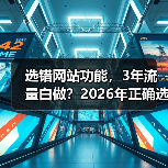 选错网站功能，3年流量白做？2026年正确选择指南（图2）