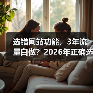 选错网站功能，3年流量白做？2026年正确选择指南（图4）