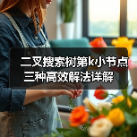 二叉搜索树第k小节点三种高效解法详解(图2) 二叉搜索树第k小节点三种高效解法详解(图2)