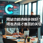 网站功能选越多越好？精准选择才是赢的关键！（图2）