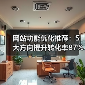 网站功能优化推荐:5大方向提升转化率87%(图2) 网站功能优化推荐:5大方向提升转化率87%(图2)