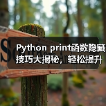 Python print函数隐藏技巧大揭秘,轻松提升代码效率!(图3) Python print函数隐藏技巧大揭秘,轻松提升代码效率!(图3)