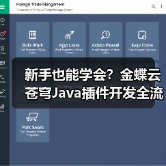 新手也能学会?金蝶云苍穹Java插件开发全流程详解(图3) 新手也能学会?金蝶云苍穹Java插件开发全流程详解(图3)
