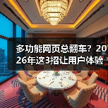 多功能网页总翻车？2026年这3招让用户体验飙升（图3）