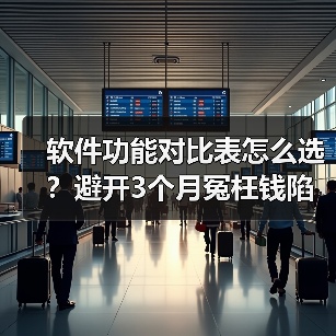 软件功能对比表怎么选？避开3个月冤枉钱陷阱
