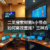 二叉搜索树第k小节点如何高效查找？三种方法对比分析