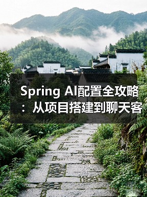 Spring AI配置全攻略：从项目搭建到聊天客户端实战（图3）