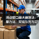 滑动窗口最大值算法:暴力法、双端队列与动态规划高效实现方法(图4) 滑动窗口最大值算法:暴力法、双端队列与动态规划高效实现方法(图4)