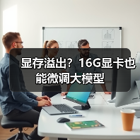 显存溢出?16G显卡也能微调大模型(图1) 显存溢出?16G显卡也能微调大模型(图1)