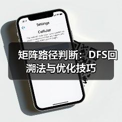 矩阵路径判断：DFS回溯法与优化技巧