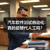 汽车软件测试自动化：真的能替代人工吗？