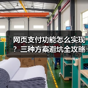 网页支付功能怎么实现？三种方案避坑全攻略（图2）