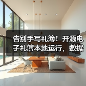 告别手写礼簿！开源电子礼簿本地运行，数据加密安全可靠（图2）