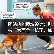 网站功能模块设计:别被“大而全”坑了,如何精准选择?(图3) 网站功能模块设计:别被“大而全”坑了,如何精准选择?(图3)