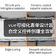vue可视化表单设计器自定义控件创建全攻略(图1) vue可视化表单设计器自定义控件创建全攻略(图1)