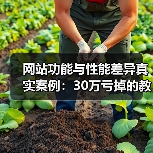 网站功能与性能差异真实案例:30万亏掉的教训(图3) 网站功能与性能差异真实案例:30万亏掉的教训(图3)