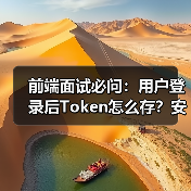 前端面试必问:用户登录后Token怎么存?安全方案解析(图3) 前端面试必问:用户登录后Token怎么存?安全方案解析(图3)