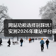 网站功能选择别踩坑!实测2026年建站平台最优解(图3) 网站功能选择别踩坑!实测2026年建站平台最优解(图3)