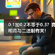 0.1加0.2不等于0.3?真相竟与二进制有关!(图4) 0.1加0.2不等于0.3?真相竟与二进制有关!(图4)