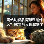 网站功能品牌到底是什么?90%的人理解错了,流量增长关键竟在这里(图4) 网站功能品牌到底是什么?90%的人理解错了,流量增长关键竟在这里(图4)