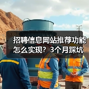 招聘信息网站推荐功能怎么实现？3个月踩坑经验揭秘（图3）