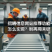 招聘信息网站推荐功能怎么实现?别再用关键词匹配了!(图4) 招聘信息网站推荐功能怎么实现?别再用关键词匹配了!(图4)
