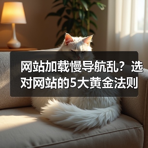 网站加载慢导航乱?选对网站的5大黄金法则(图2) 网站加载慢导航乱?选对网站的5大黄金法则(图2)