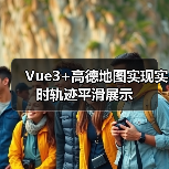 Vue3+高德地图实现实时轨迹平滑展示(图3) Vue3+高德地图实现实时轨迹平滑展示(图3)