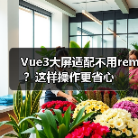 Vue3大屏适配不用rem?这样操作更省心(图2) Vue3大屏适配不用rem?这样操作更省心(图2)