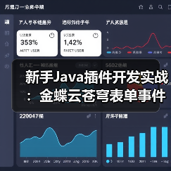 新手Java插件开发实战:金蝶云苍穹表单事件处理全解析(图2) 新手Java插件开发实战:金蝶云苍穹表单事件处理全解析(图2)