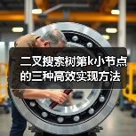 二叉搜索树第k小节点的三种高效实现方法