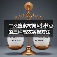 二叉搜索树第k小节点的三种高效实现方法(图4) 二叉搜索树第k小节点的三种高效实现方法(图4)