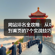 网站排名全攻略:从0到首页的7个实战技巧(图3) 网站排名全攻略:从0到首页的7个实战技巧(图3)