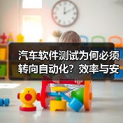 汽车软件测试为何必须转向自动化？效率与安全的双重挑战