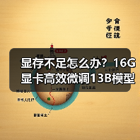 显存不足怎么办？16G显卡高效微调13B模型的优化技巧