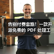 告别付费套路！一款开源免费的 PDF 处理工具箱！