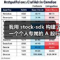 我用 stock-sdk 构建了一个个人专属的 A 股行情仪表盘